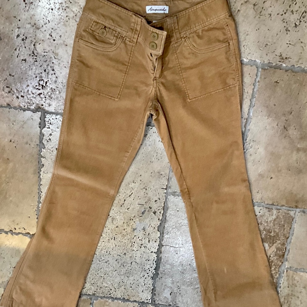 Aeropostale Women's Tan Corduroy Pants